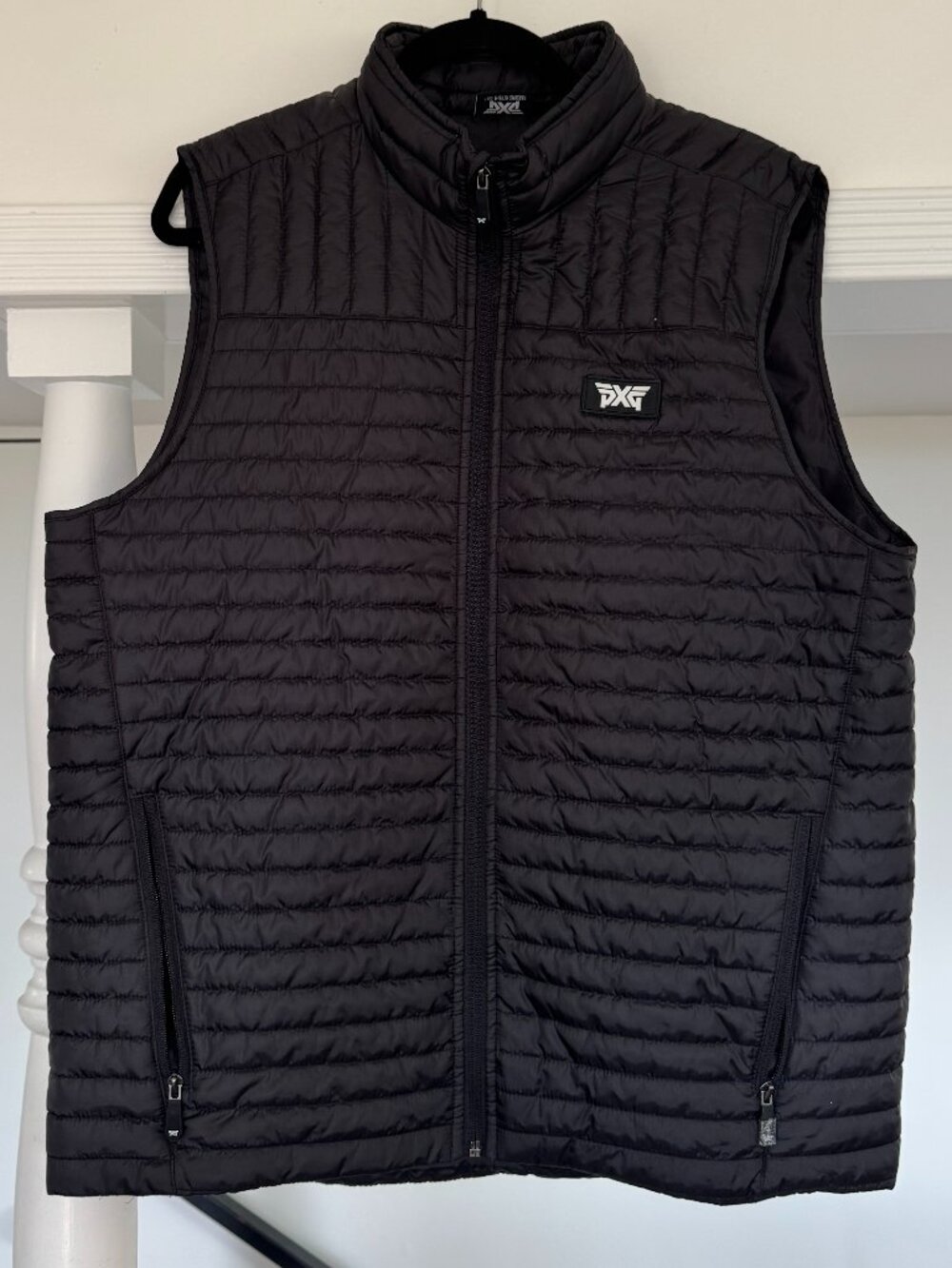 PXG Black Quilted Lightweight Full zip Vest Size L